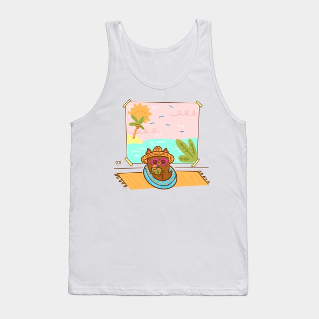 Staycation Bub Tank Top by Fluffymafi